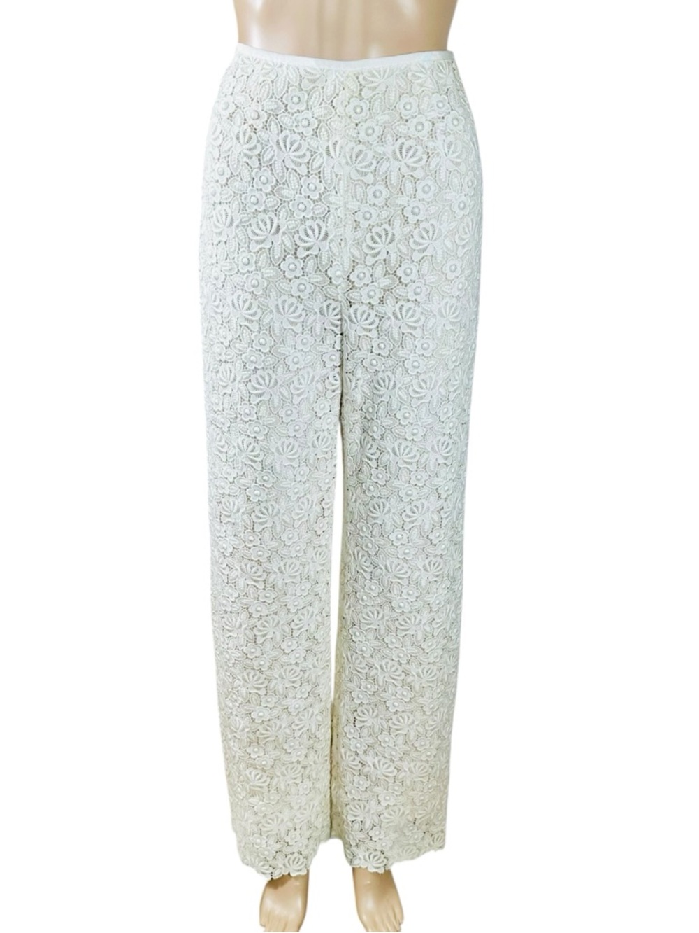 Leggiadro off white lace pants Sz 6